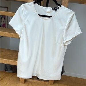 J. Crew Women's Cream Short Sleeve Tee
